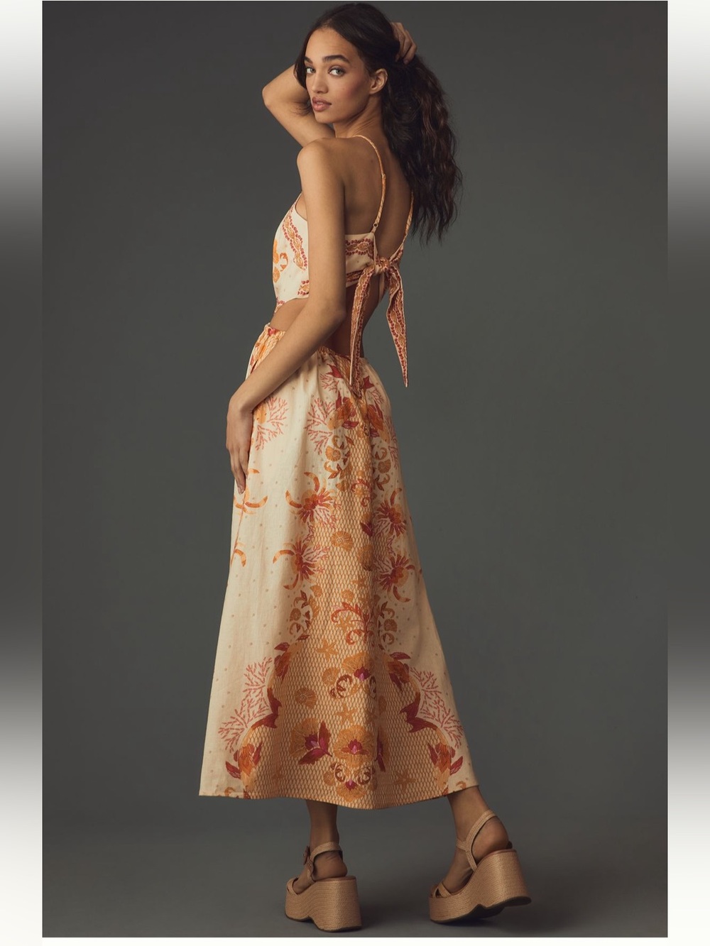 NWT Farm Rio x Anthropologie Printed
Halter Maxi Dress, M - Picture 3 of 12
